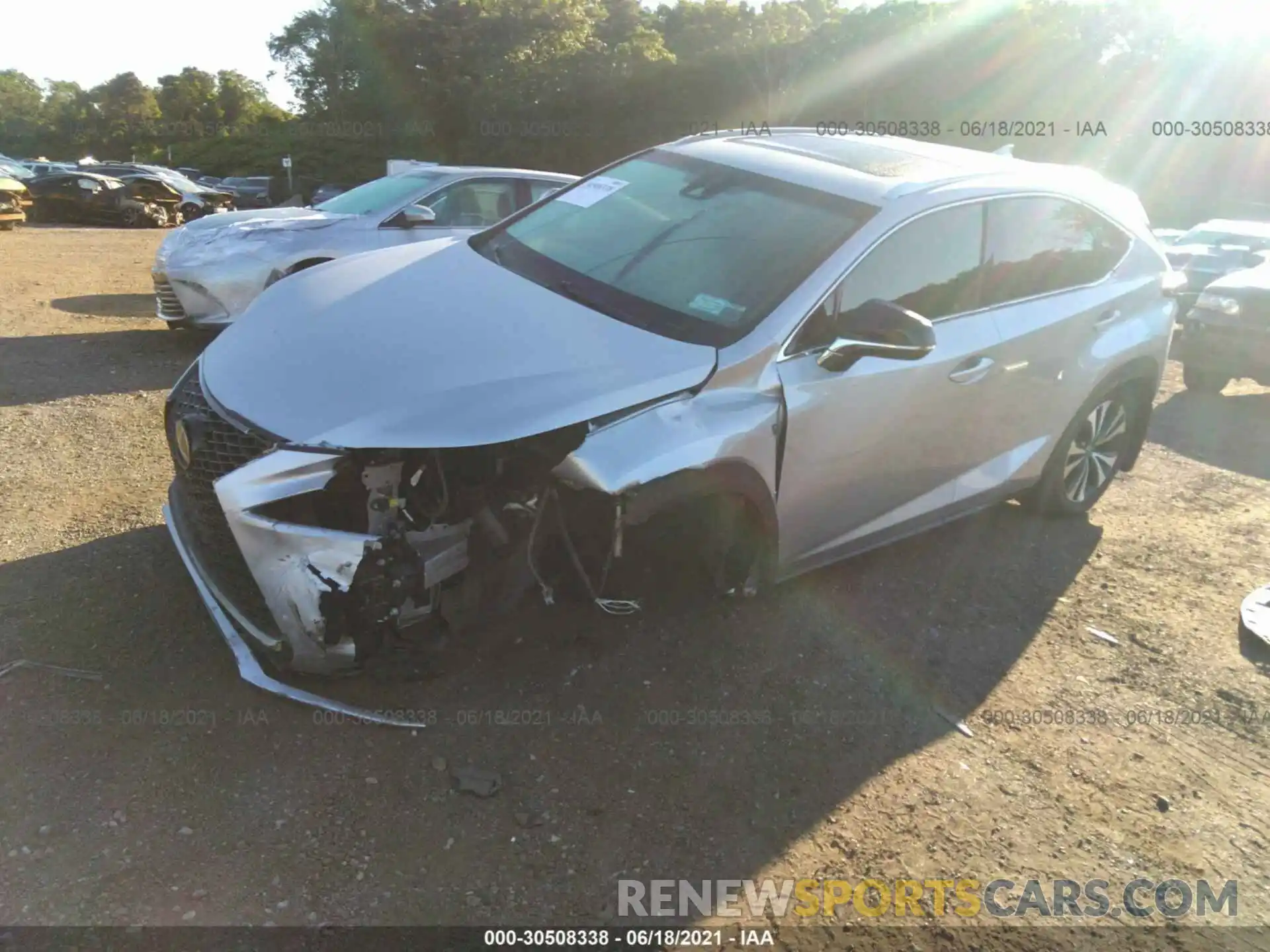 2 Photograph of a damaged car JTJBARBZ5K2191070 LEXUS NX 2019