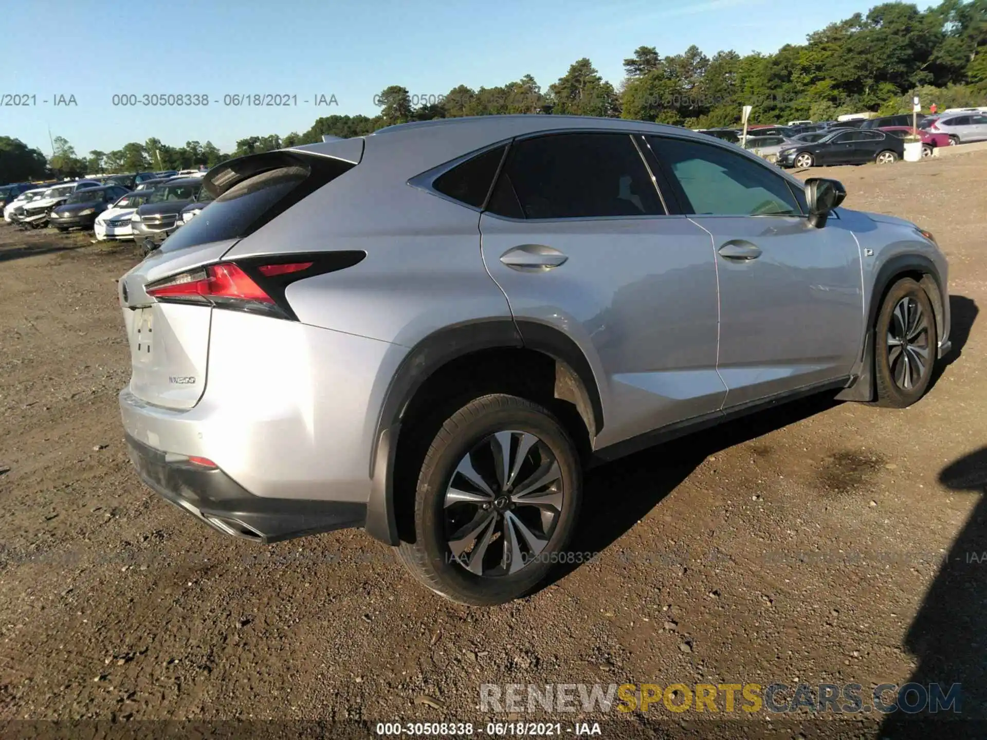 4 Фотография поврежденного автомобиля JTJBARBZ5K2191070 LEXUS NX 2019