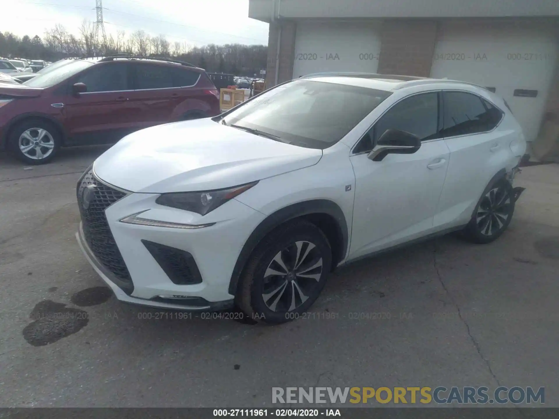 2 Фотография поврежденного автомобиля JTJBARBZ5K2192963 LEXUS NX 2019