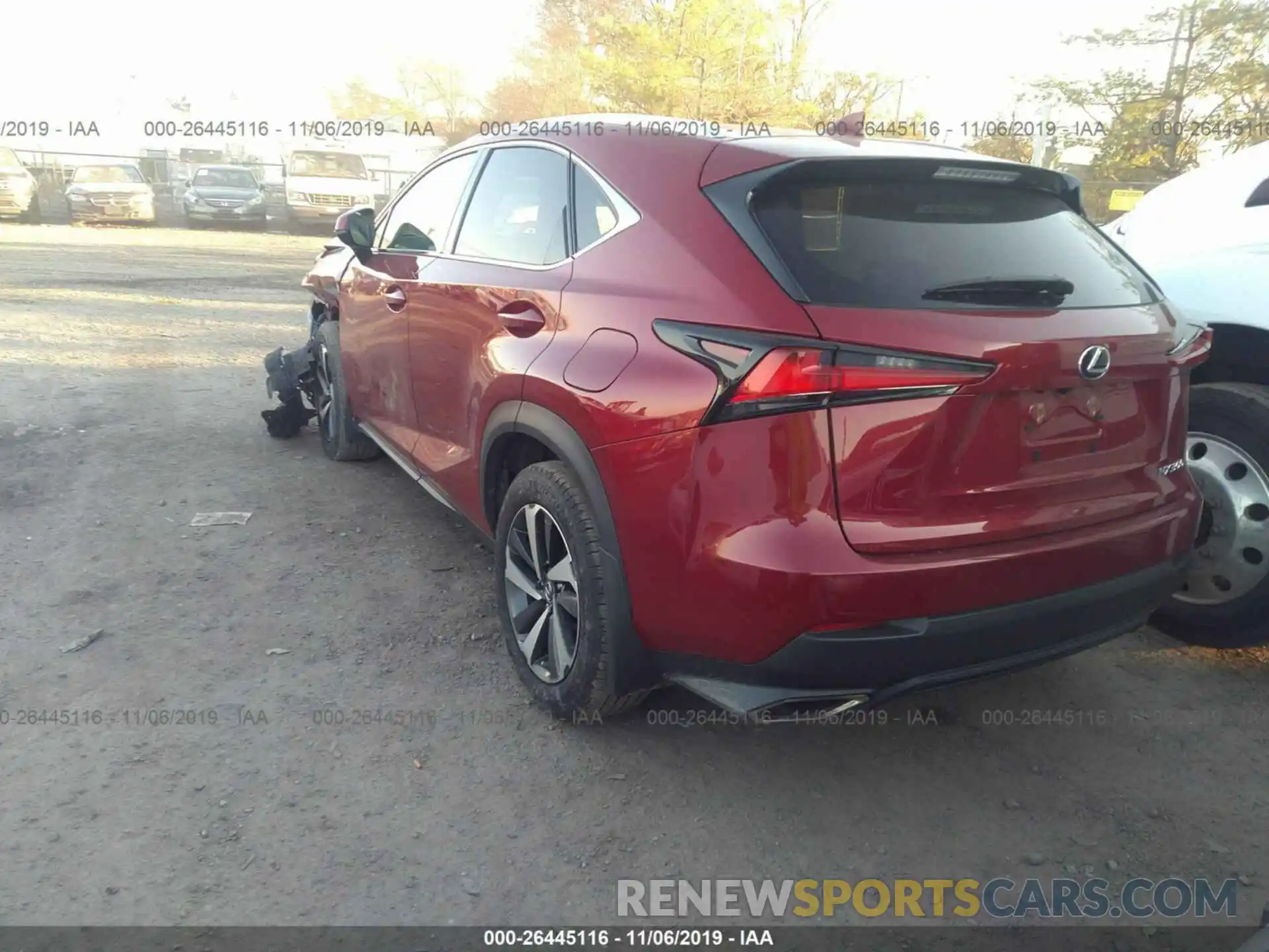 3 Photograph of a damaged car JTJBARBZ5K2193935 LEXUS NX 2019