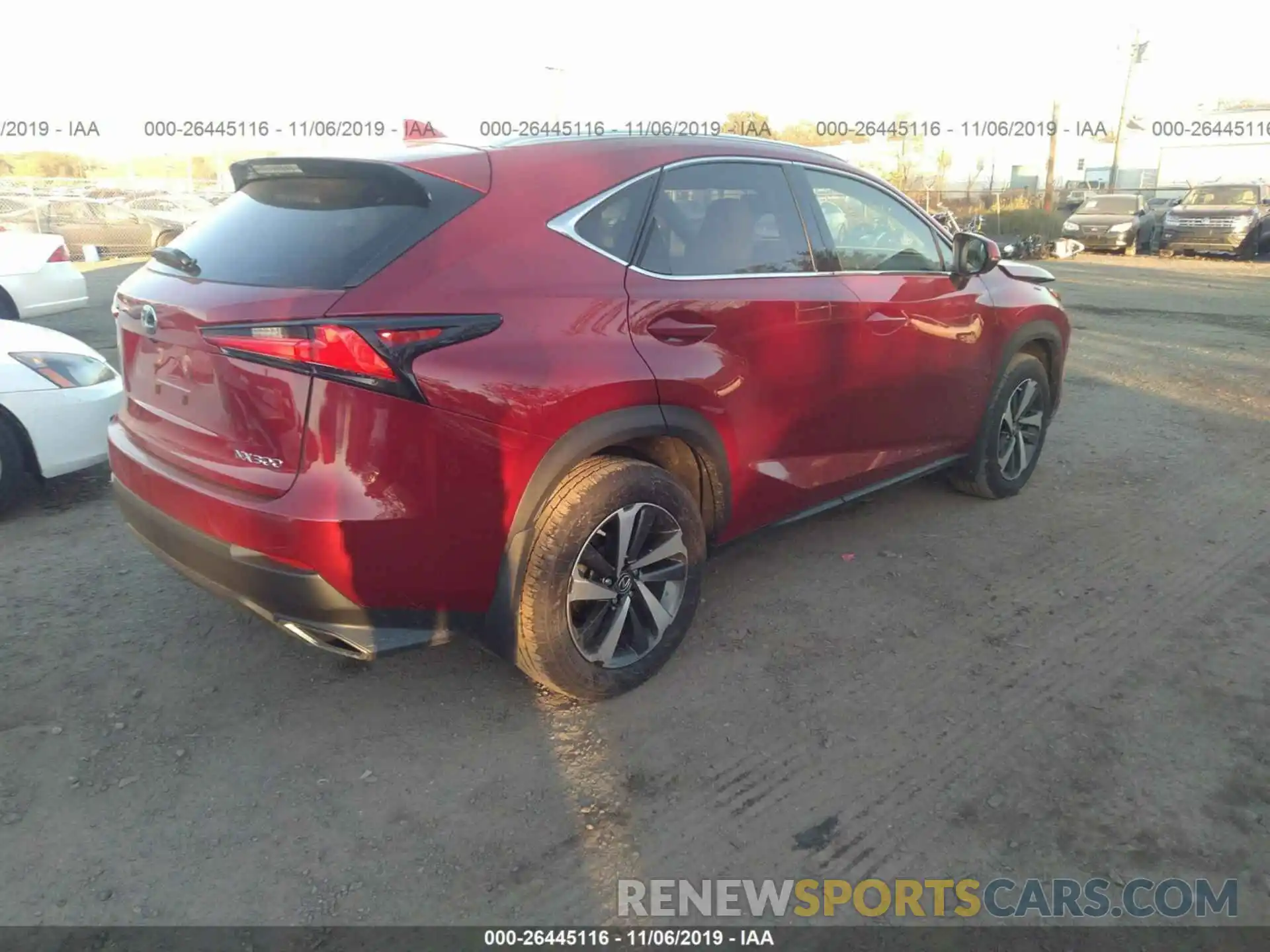 4 Фотография поврежденного автомобиля JTJBARBZ5K2193935 LEXUS NX 2019