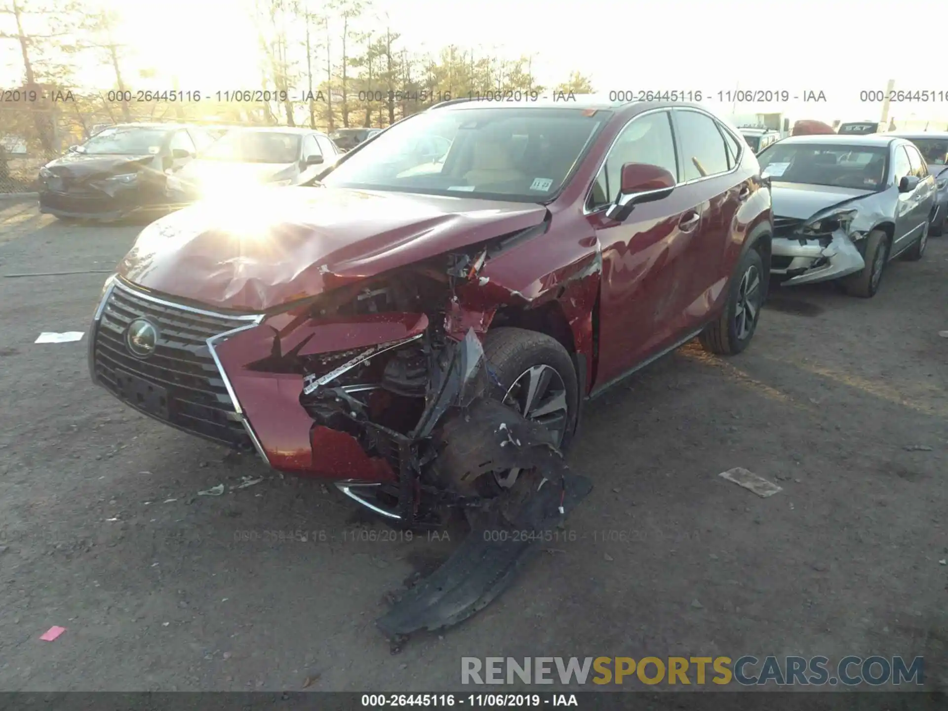 6 Photograph of a damaged car JTJBARBZ5K2193935 LEXUS NX 2019