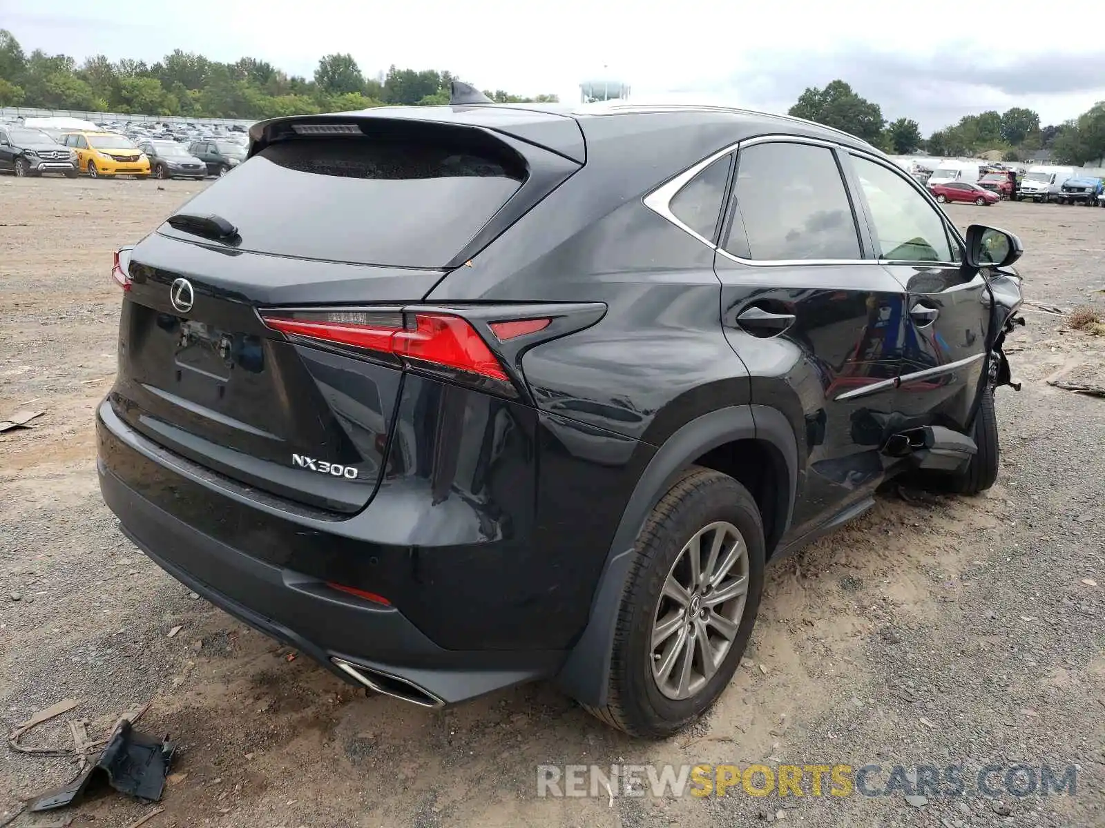 4 Фотография поврежденного автомобиля JTJBARBZ5K2196057 LEXUS NX 2019