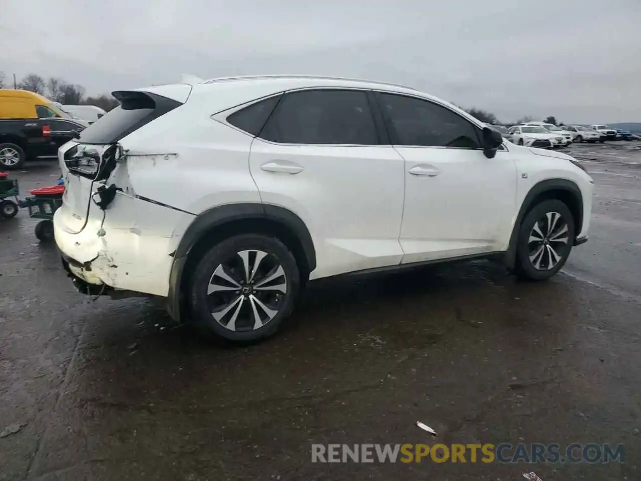 3 Фотография поврежденного автомобиля JTJBARBZ5K2196799 LEXUS NX 2019