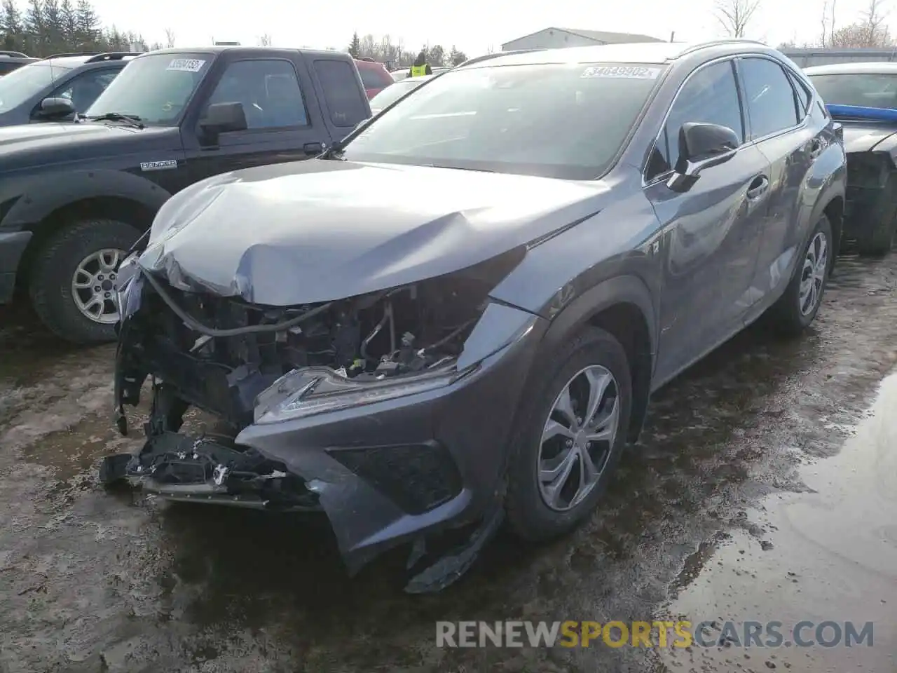 2 Photograph of a damaged car JTJBARBZ5K2198598 LEXUS NX 2019