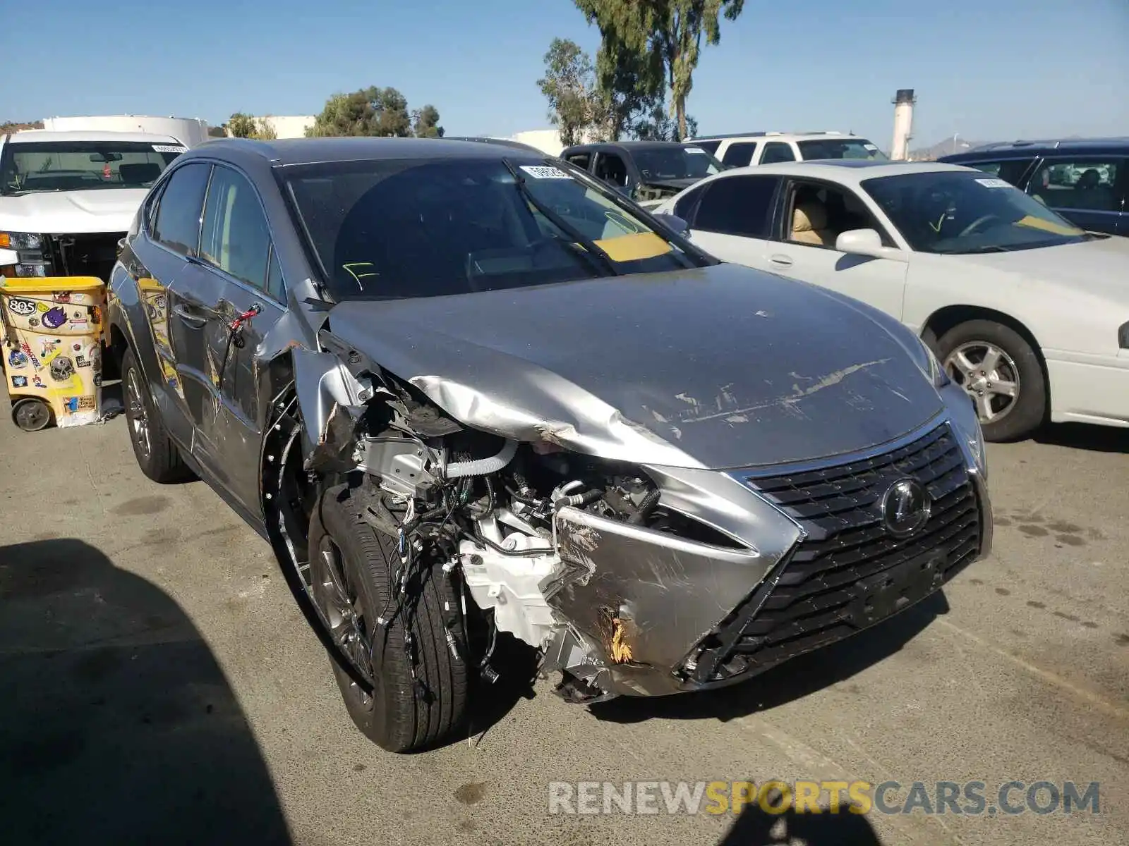 1 Photograph of a damaged car JTJBARBZ5K2199251 LEXUS NX 2019