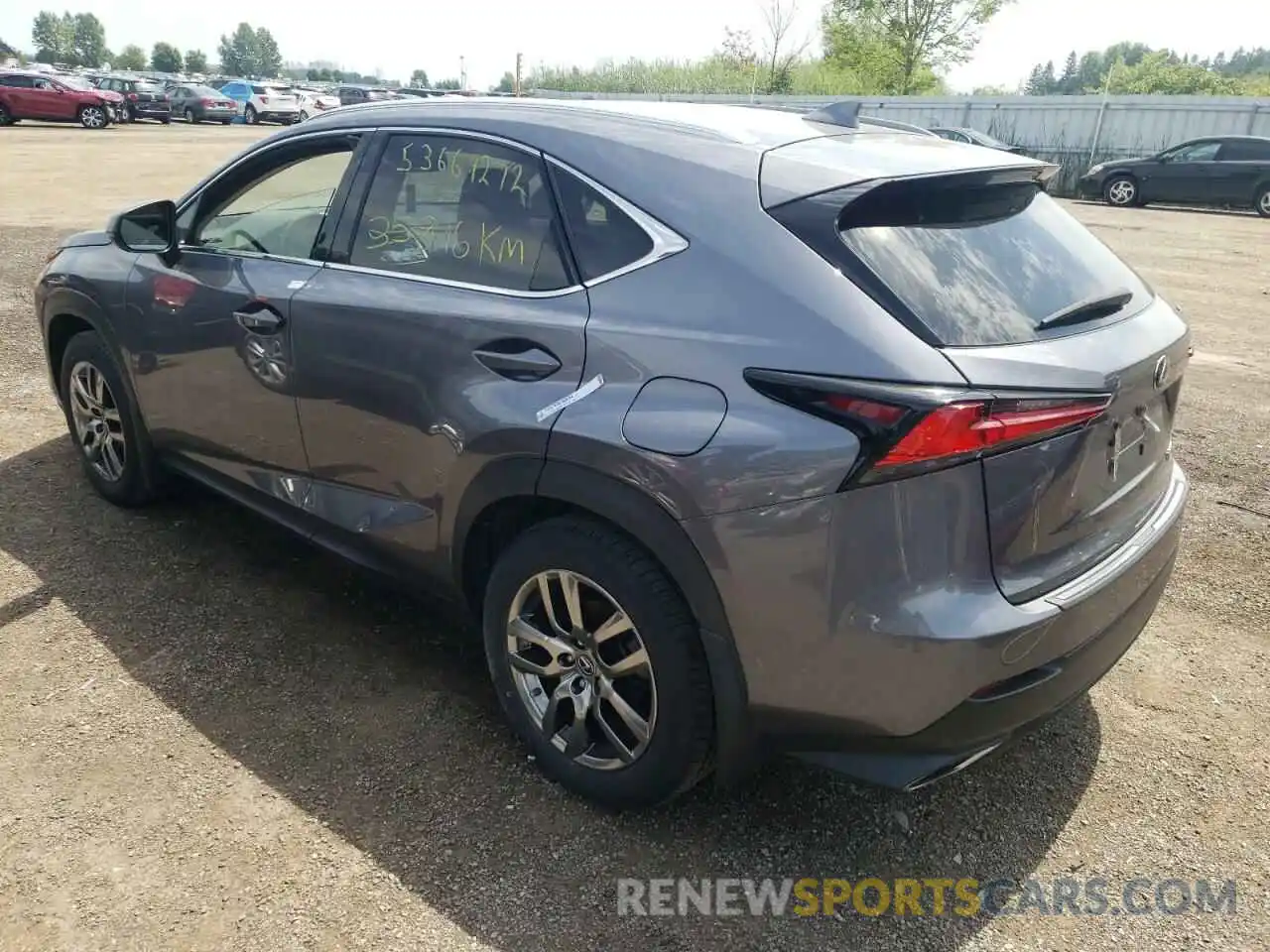 3 Photograph of a damaged car JTJBARBZ5K2199413 LEXUS NX 2019