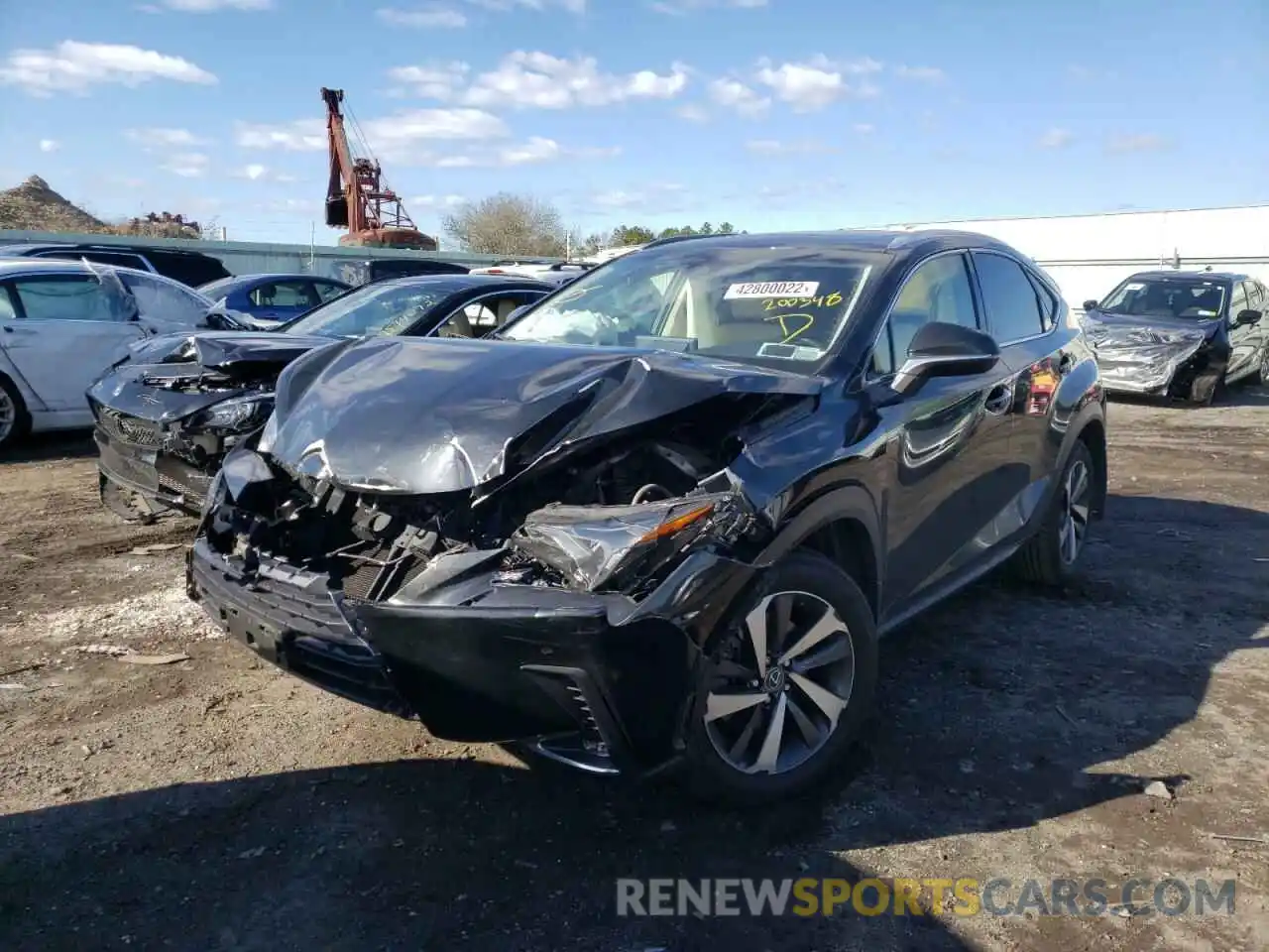 2 Photograph of a damaged car JTJBARBZ5K2200348 LEXUS NX 2019