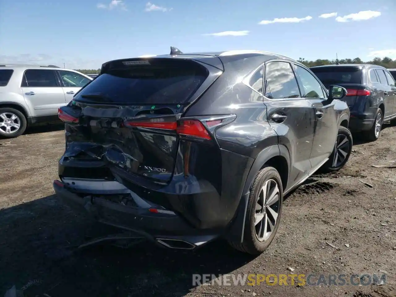 4 Фотография поврежденного автомобиля JTJBARBZ5K2200348 LEXUS NX 2019