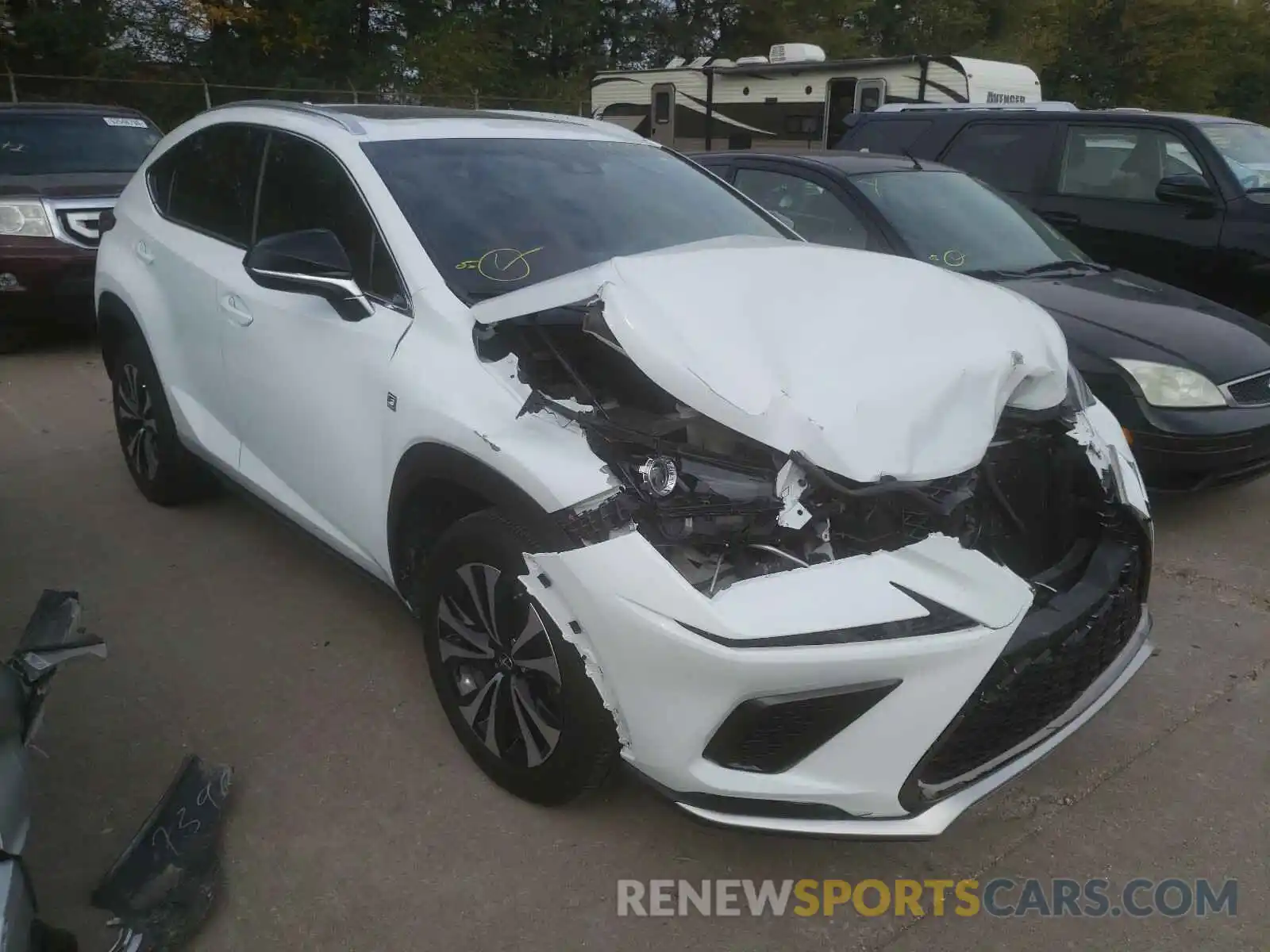 1 Photograph of a damaged car JTJBARBZ5K2200964 LEXUS NX 2019