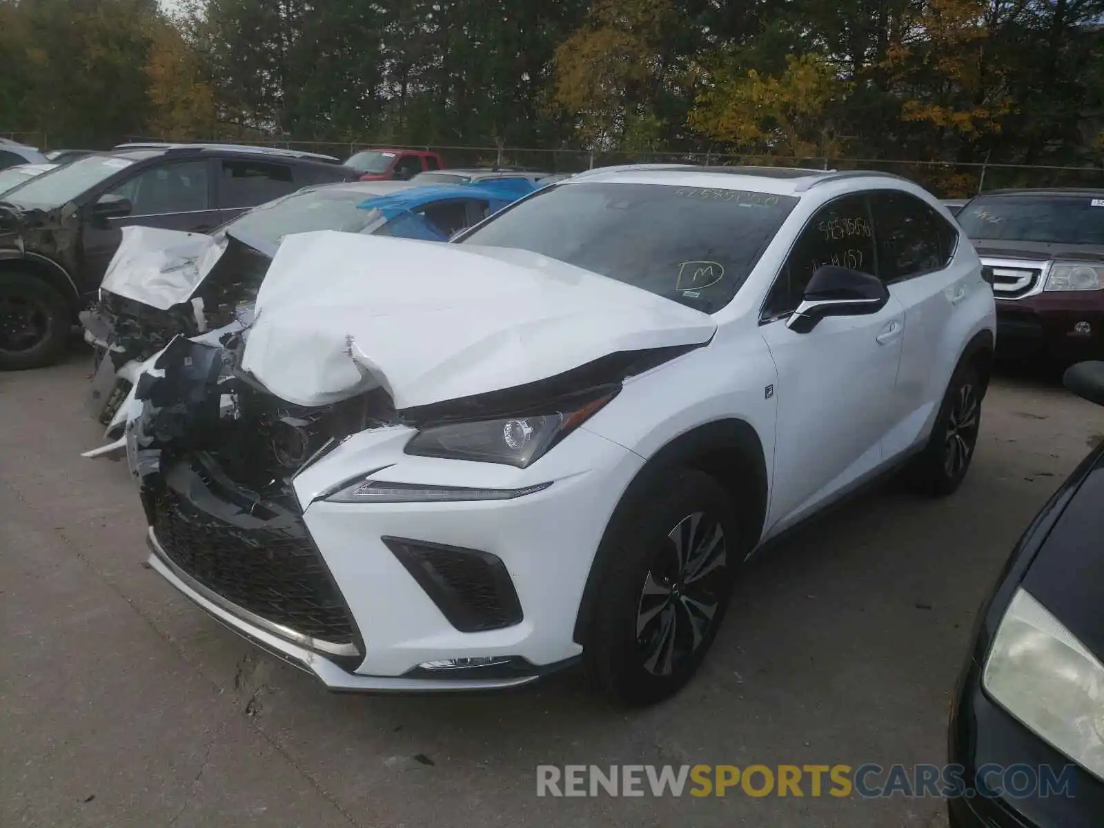 2 Photograph of a damaged car JTJBARBZ5K2200964 LEXUS NX 2019