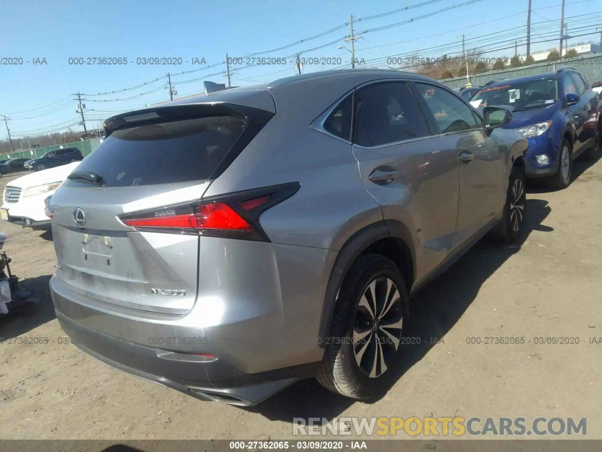 4 Фотография поврежденного автомобиля JTJBARBZ5K2202262 LEXUS NX 2019