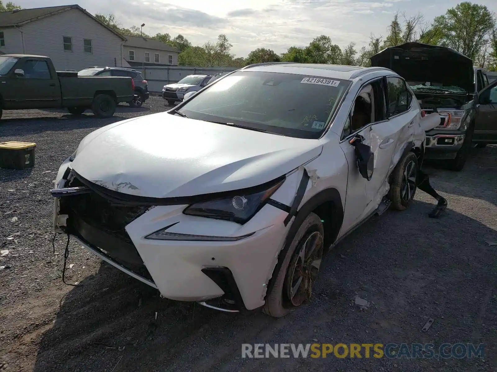 2 Photograph of a damaged car JTJBARBZ5K2208319 LEXUS NX 2019