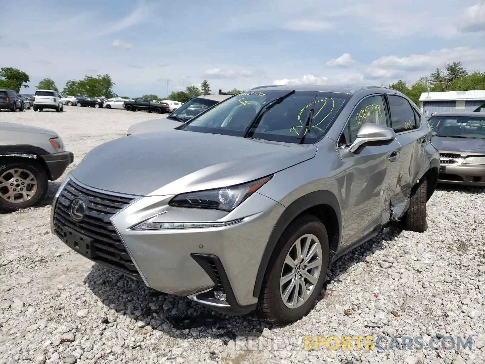 2 Фотография поврежденного автомобиля JTJBARBZ5K2210815 LEXUS NX 2019