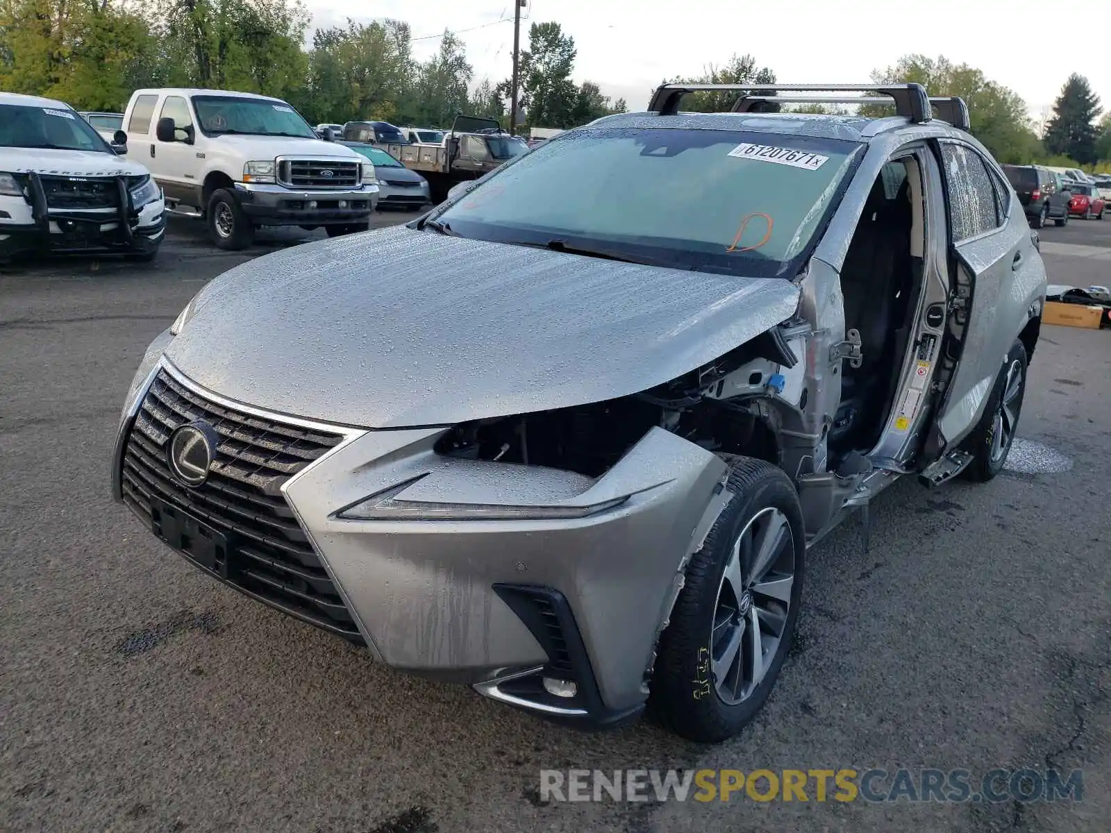 2 Photograph of a damaged car JTJBARBZ5K2211219 LEXUS NX 2019