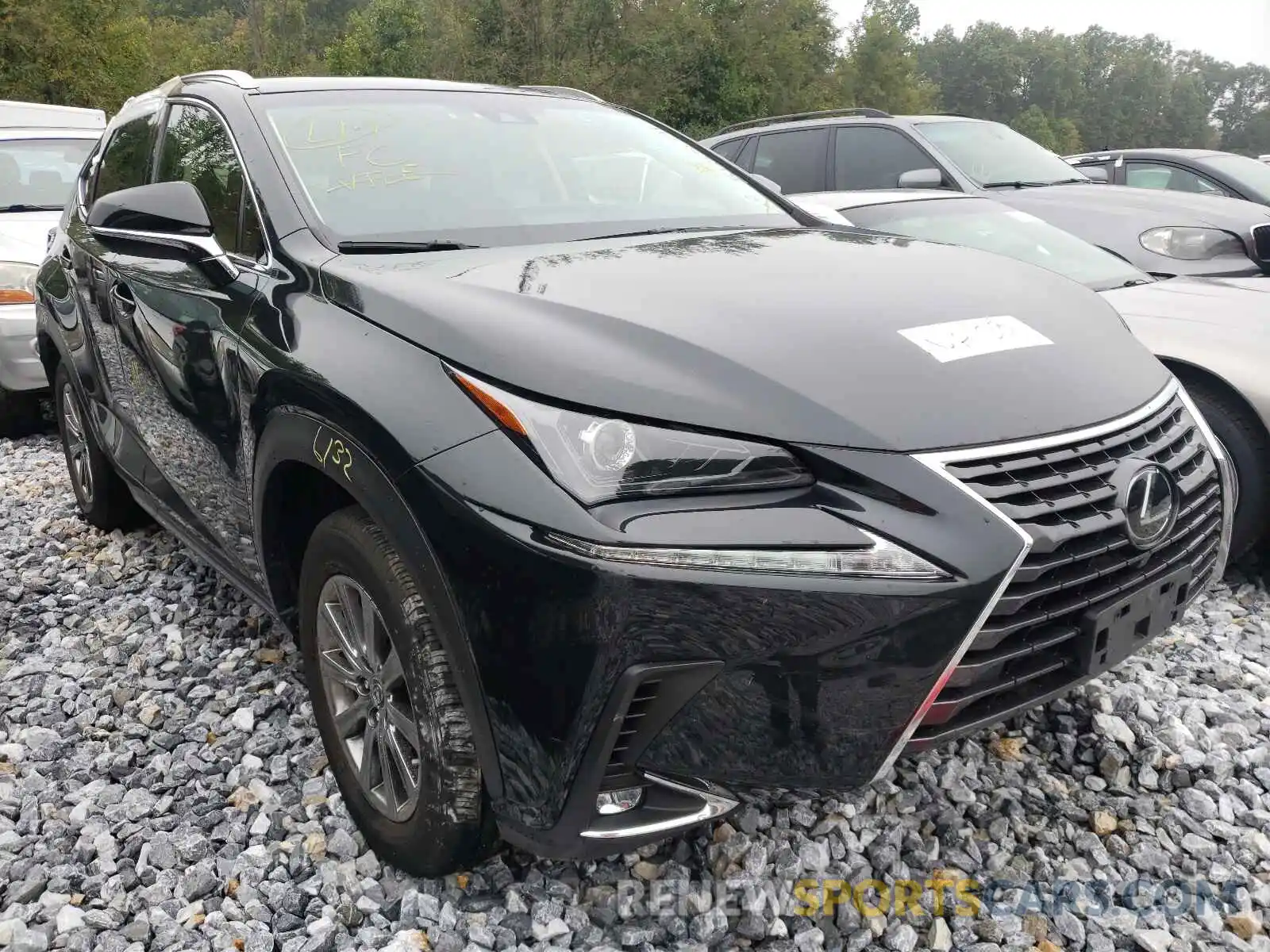 1 Photograph of a damaged car JTJBARBZ5K2212886 LEXUS NX 2019