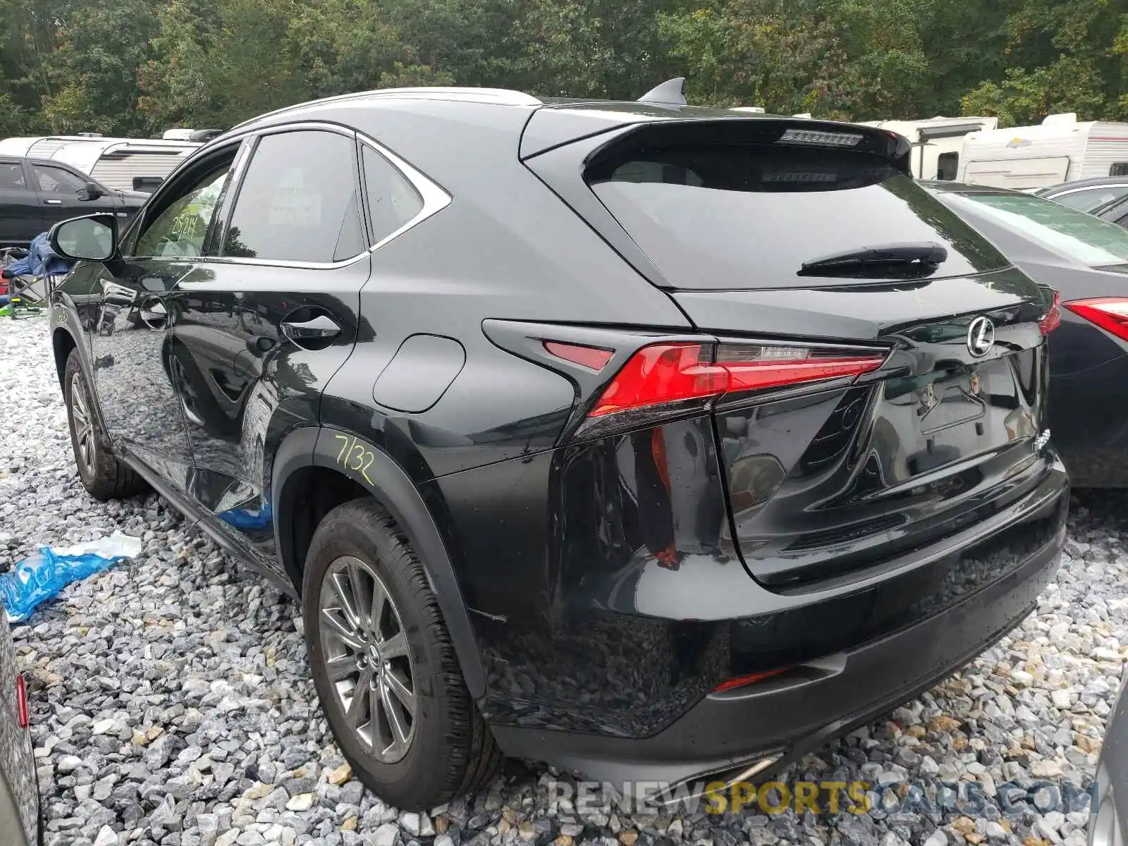 3 Фотография поврежденного автомобиля JTJBARBZ5K2212886 LEXUS NX 2019