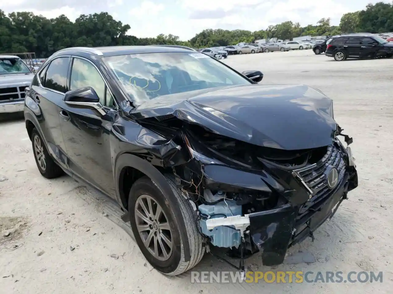 1 Photograph of a damaged car JTJBARBZ5K2213858 LEXUS NX 2019