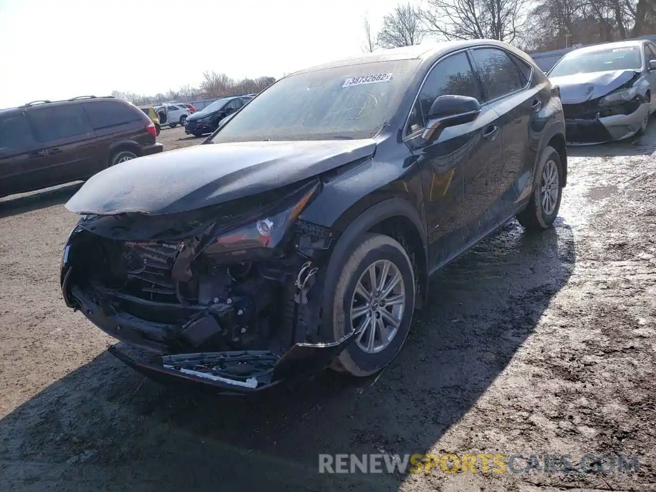 2 Photograph of a damaged car JTJBARBZ5K2216291 LEXUS NX 2019