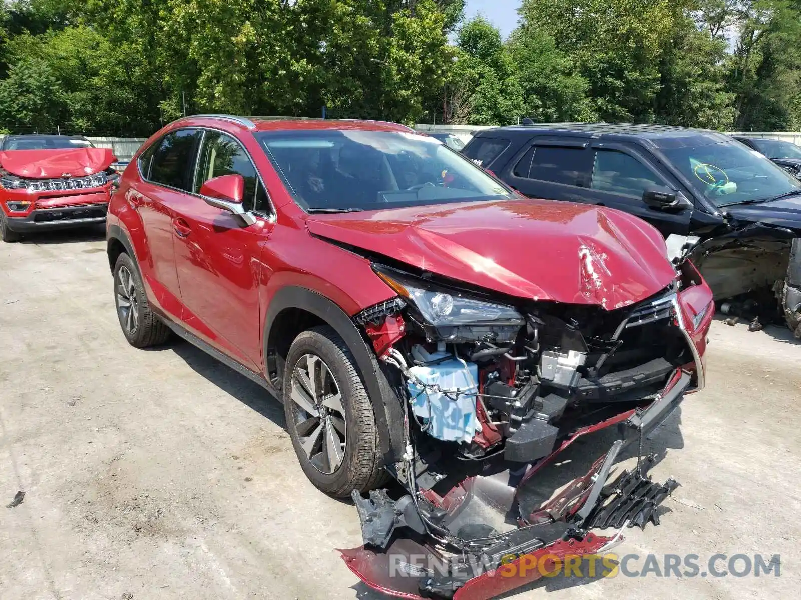 1 Photograph of a damaged car JTJBARBZ5K2216825 LEXUS NX 2019