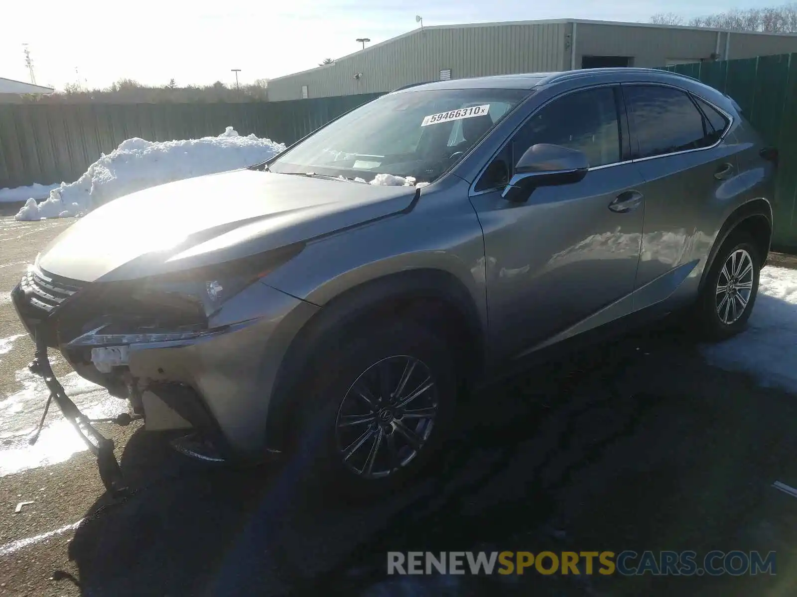 2 Фотография поврежденного автомобиля JTJBARBZ6K2180028 LEXUS NX 2019