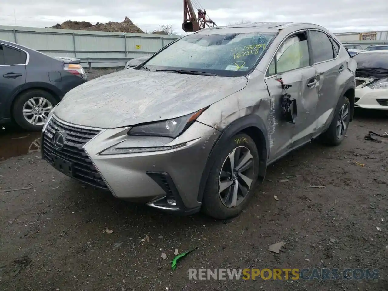 2 Фотография поврежденного автомобиля JTJBARBZ6K2182118 LEXUS NX 2019