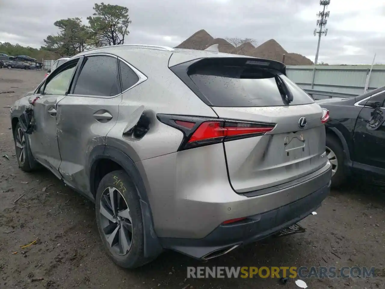 3 Photograph of a damaged car JTJBARBZ6K2182118 LEXUS NX 2019