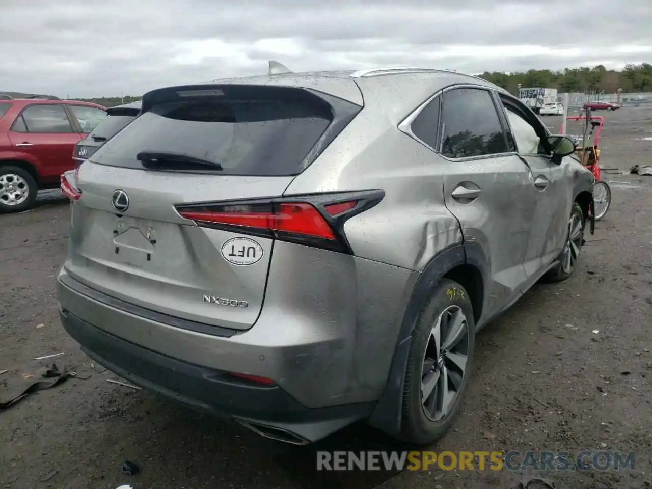 4 Фотография поврежденного автомобиля JTJBARBZ6K2182118 LEXUS NX 2019