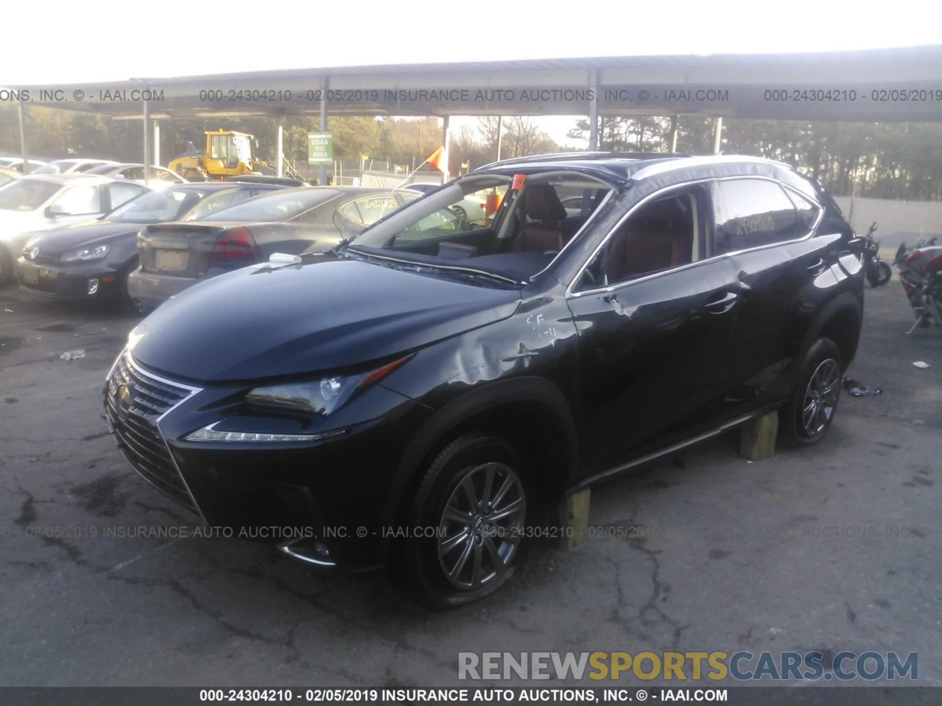 2 Фотография поврежденного автомобиля JTJBARBZ6K2182183 LEXUS NX 2019