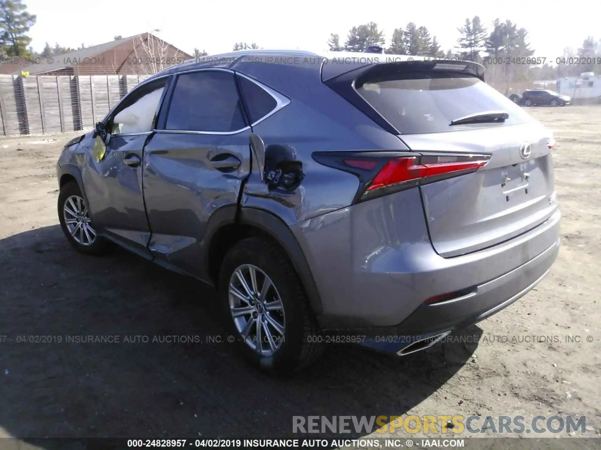 3 Фотография поврежденного автомобиля JTJBARBZ6K2185570 LEXUS NX 2019