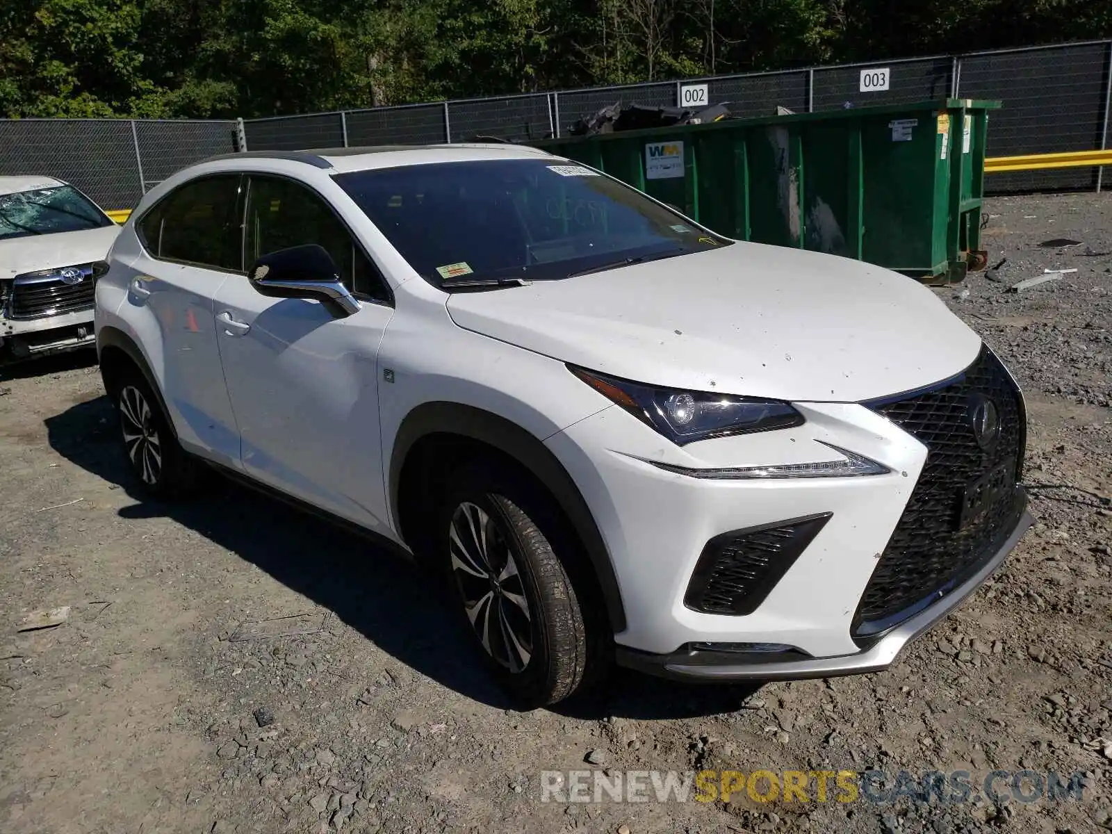 1 Photograph of a damaged car JTJBARBZ6K2187061 LEXUS NX 2019