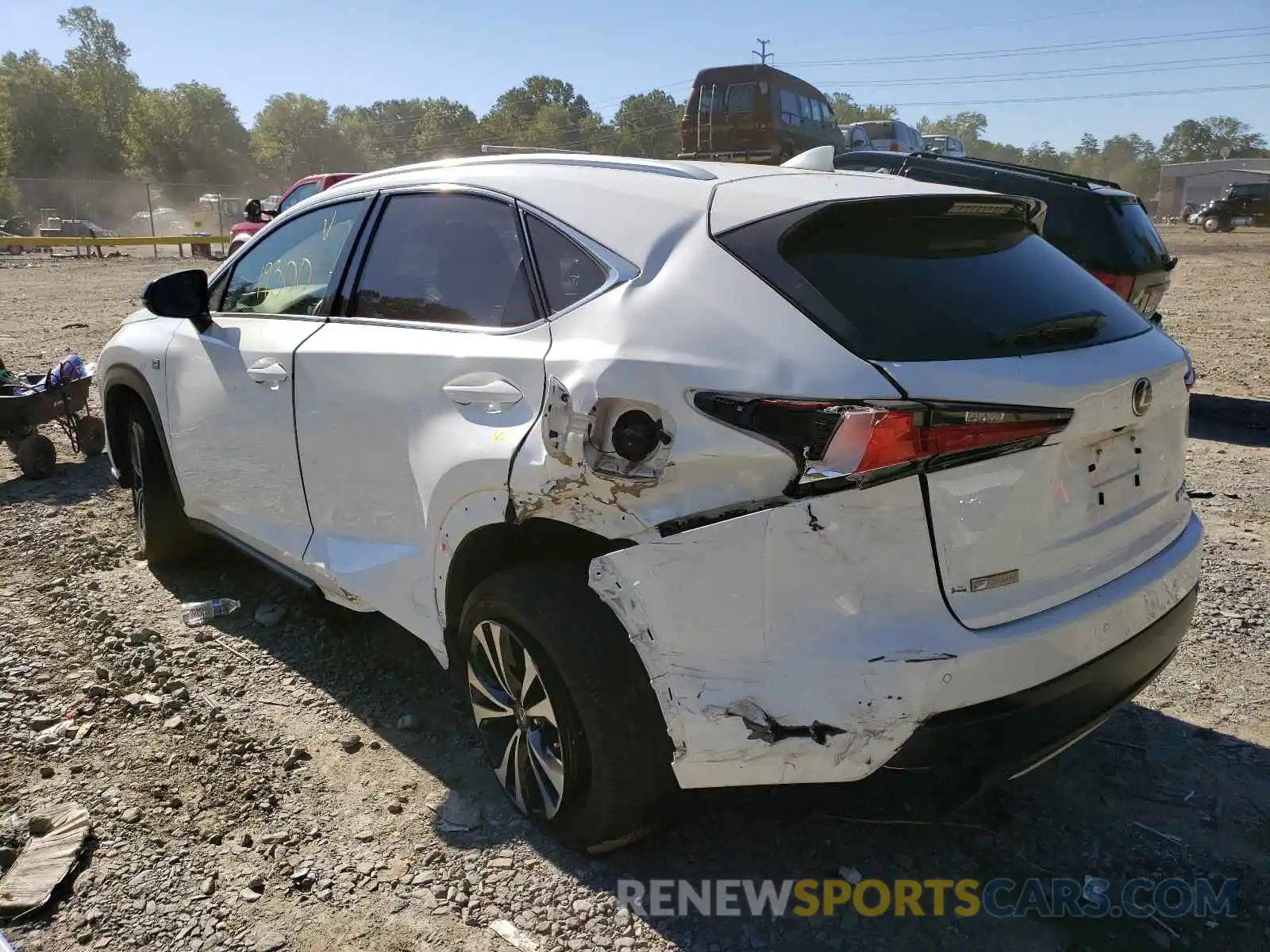 3 Photograph of a damaged car JTJBARBZ6K2187061 LEXUS NX 2019