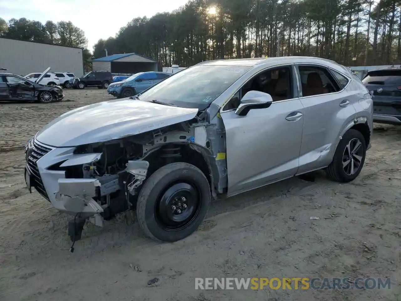 1 Photograph of a damaged car JTJBARBZ6K2188632 LEXUS NX 2019