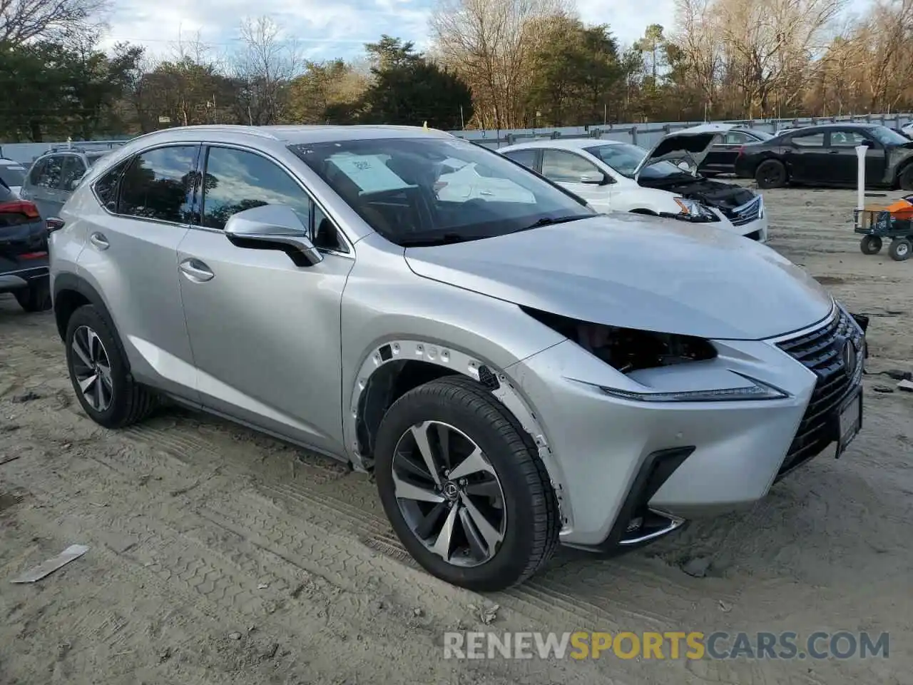 4 Фотография поврежденного автомобиля JTJBARBZ6K2188632 LEXUS NX 2019