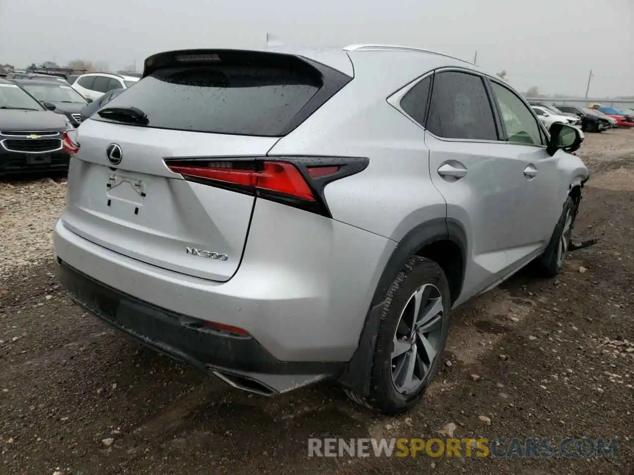 4 Фотография поврежденного автомобиля JTJBARBZ6K2189232 LEXUS NX 2019