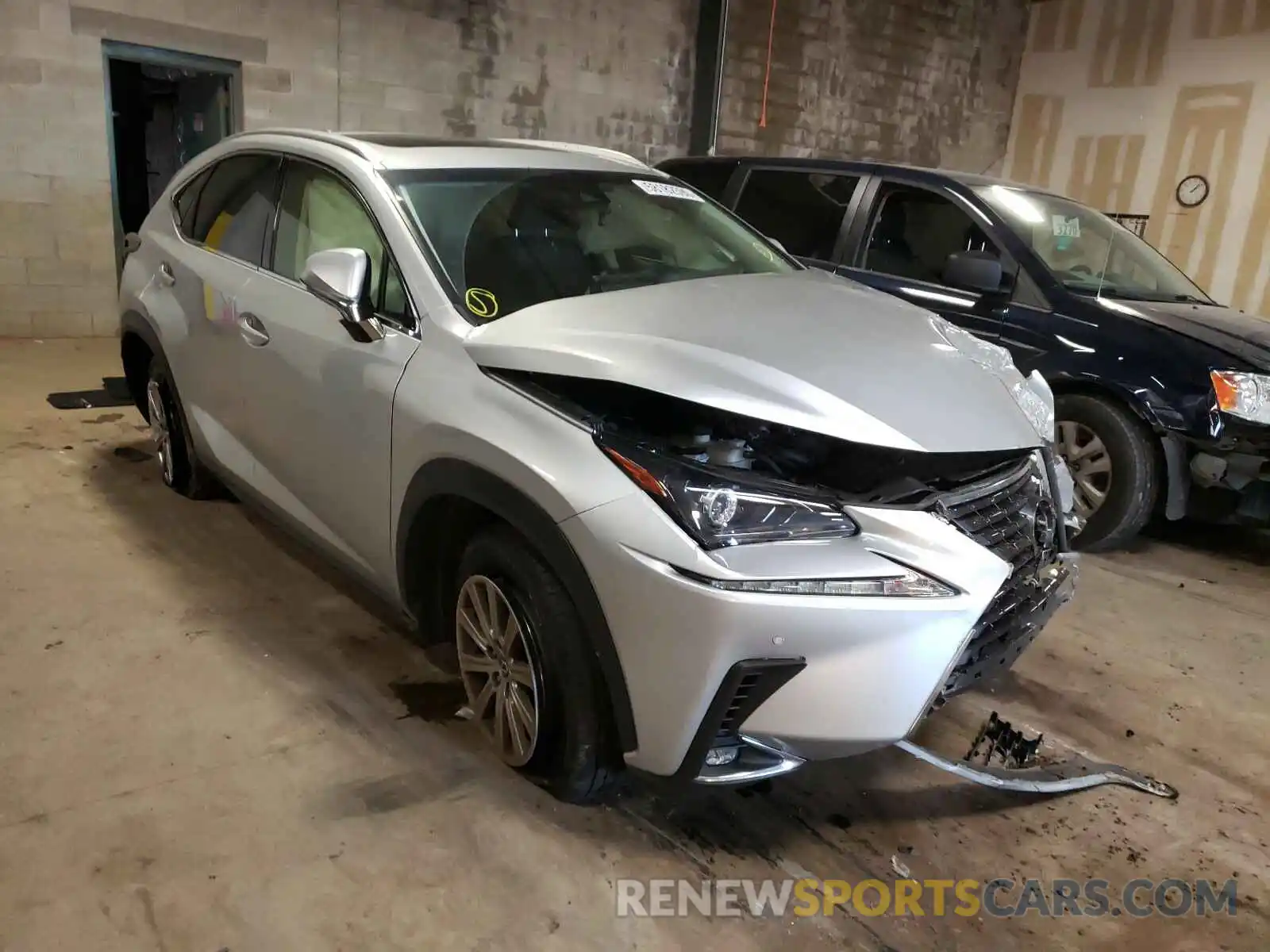 1 Photograph of a damaged car JTJBARBZ6K2189571 LEXUS NX 2019