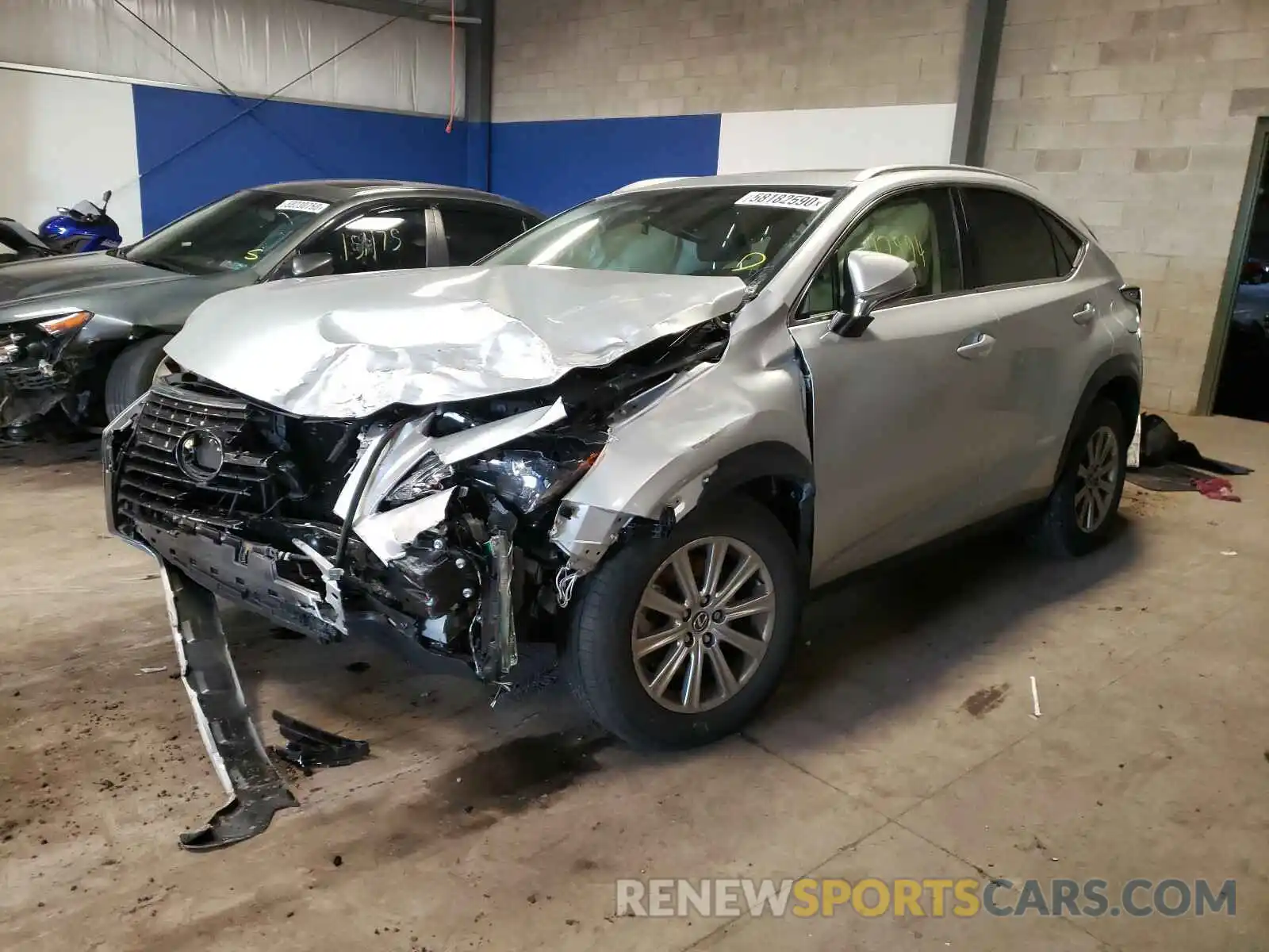 2 Photograph of a damaged car JTJBARBZ6K2189571 LEXUS NX 2019