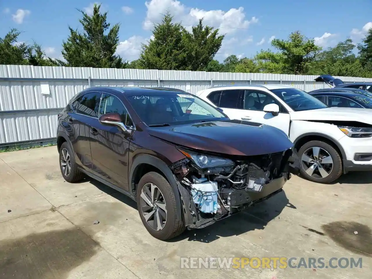 1 Фотография поврежденного автомобиля JTJBARBZ6K2189702 LEXUS NX 2019