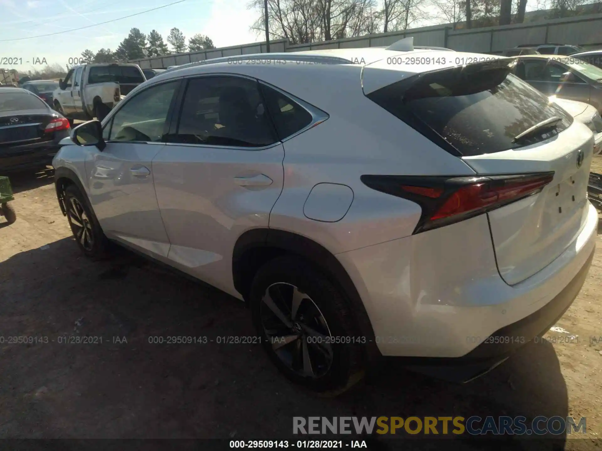 3 Фотография поврежденного автомобиля JTJBARBZ6K2193152 LEXUS NX 2019