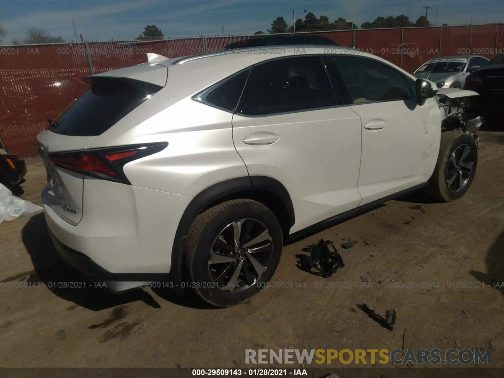 4 Фотография поврежденного автомобиля JTJBARBZ6K2193152 LEXUS NX 2019