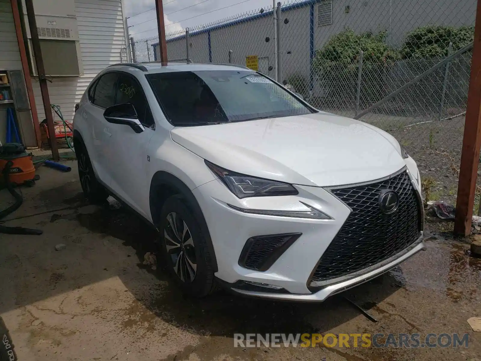 1 Photograph of a damaged car JTJBARBZ6K2196715 LEXUS NX 2019