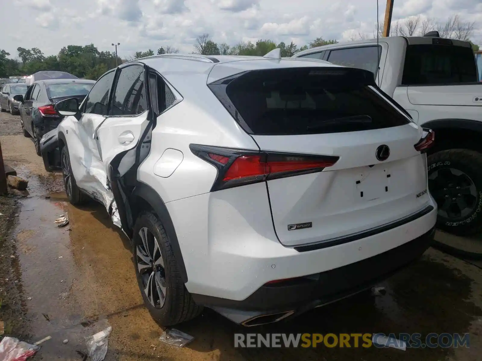 3 Photograph of a damaged car JTJBARBZ6K2196715 LEXUS NX 2019