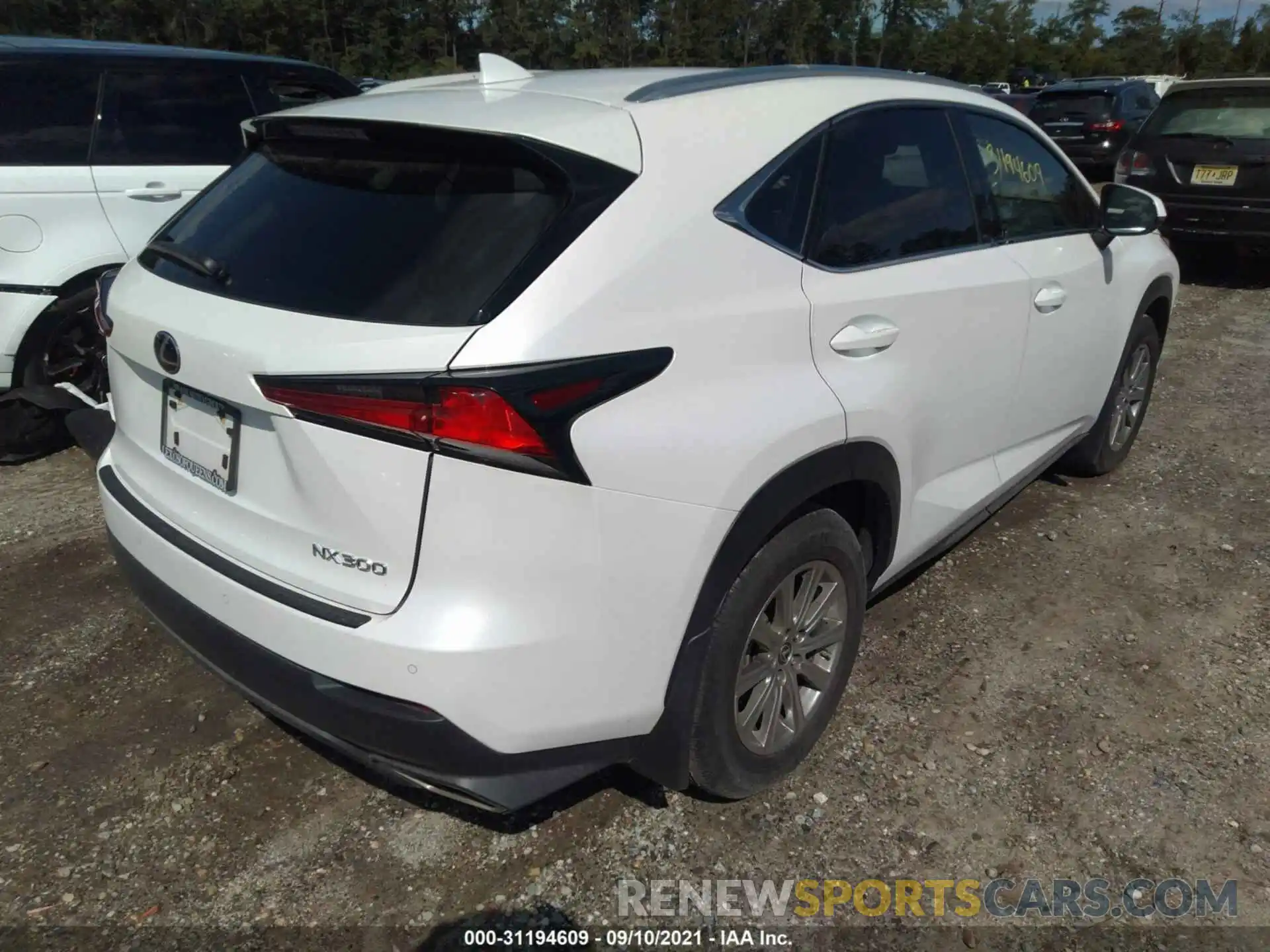 4 Фотография поврежденного автомобиля JTJBARBZ6K2198187 LEXUS NX 2019