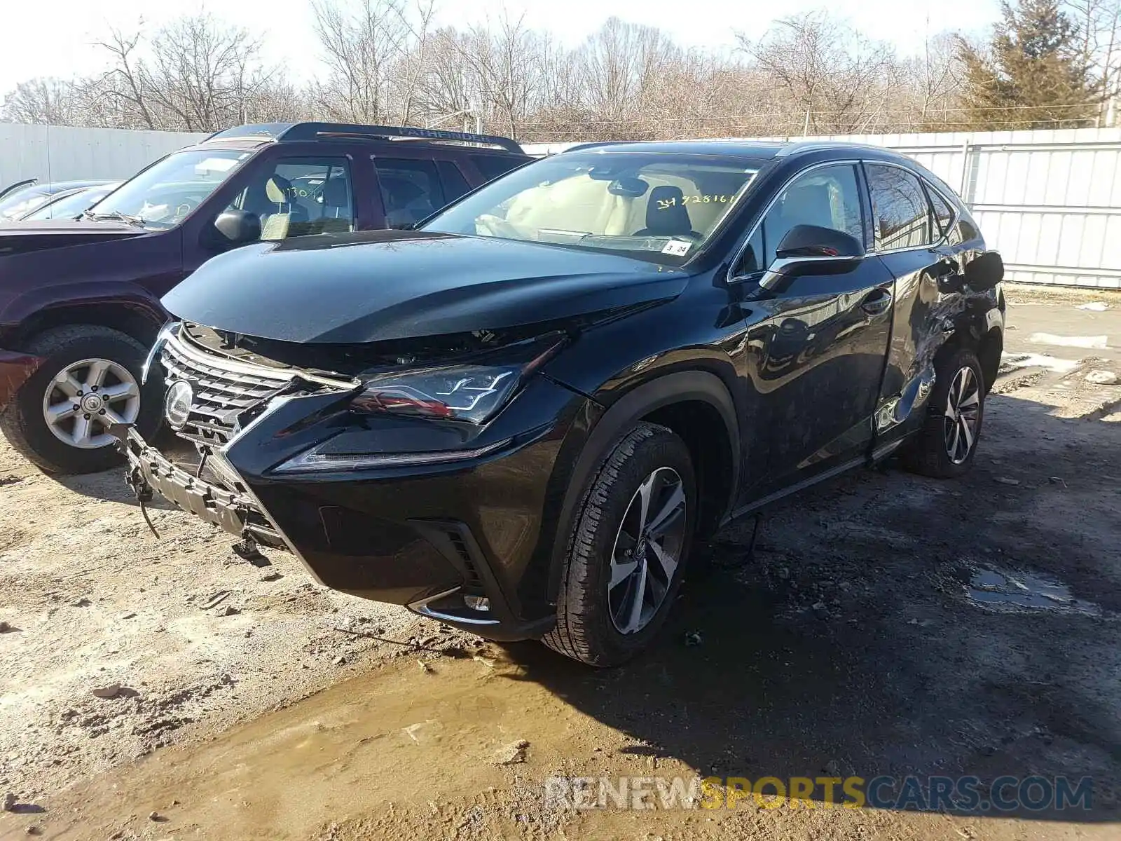 2 Фотография поврежденного автомобиля JTJBARBZ6K2200598 LEXUS NX 2019