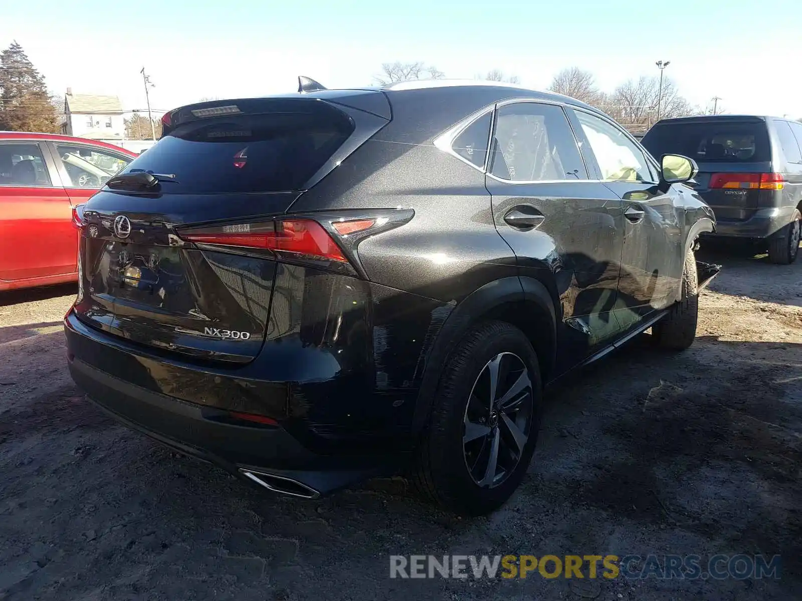 4 Фотография поврежденного автомобиля JTJBARBZ6K2200598 LEXUS NX 2019