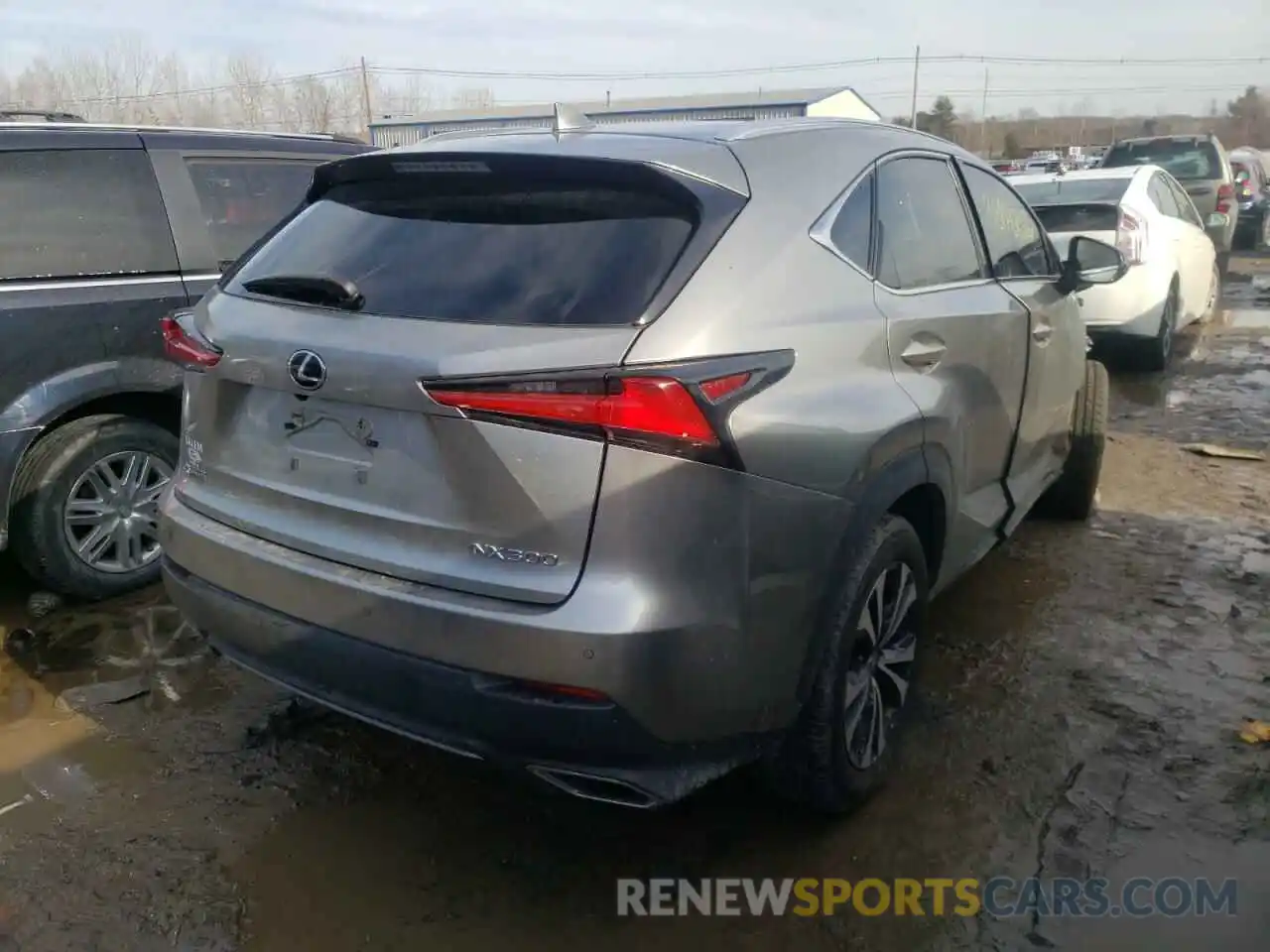 4 Фотография поврежденного автомобиля JTJBARBZ6K2202335 LEXUS NX 2019