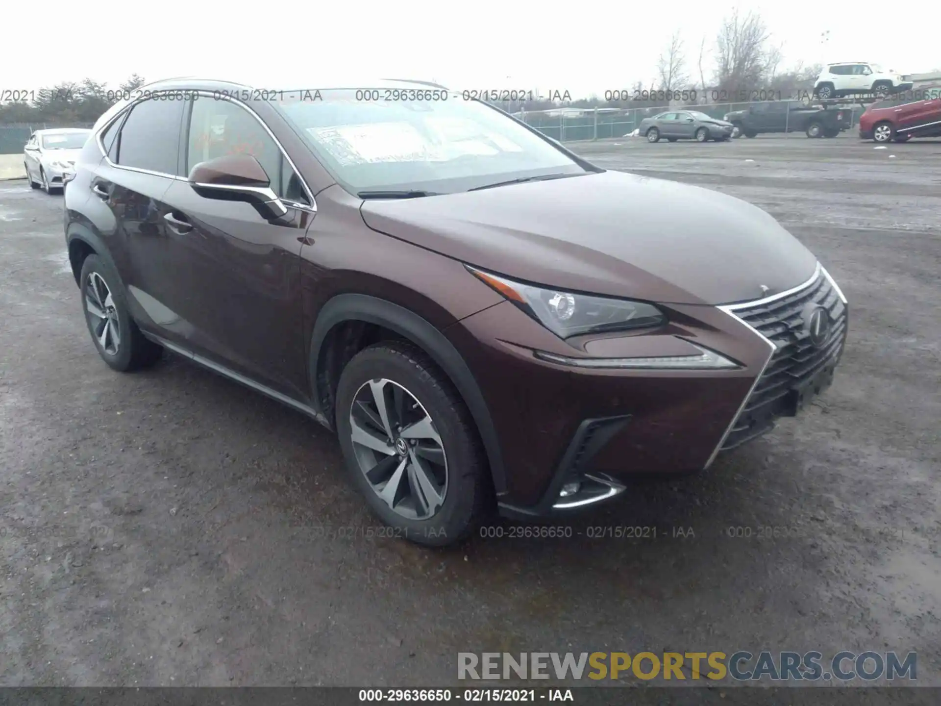 1 Photograph of a damaged car JTJBARBZ6K2207941 LEXUS NX 2019