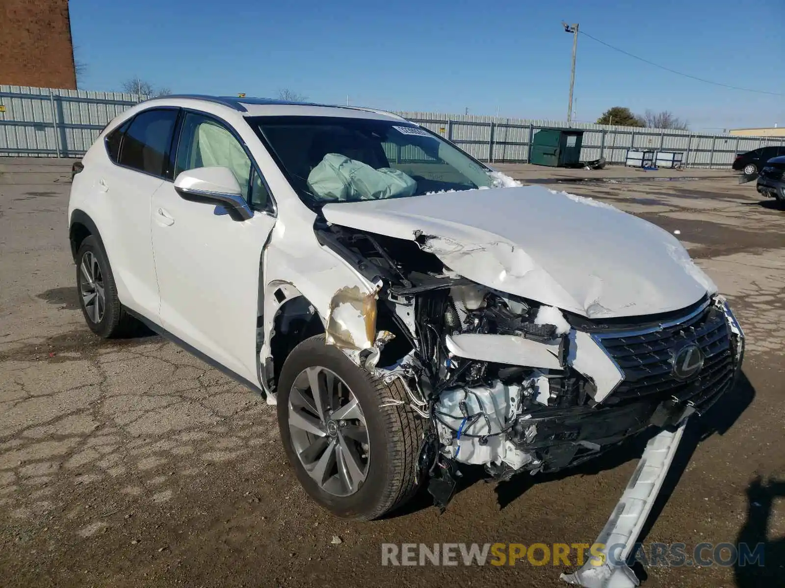 1 Photograph of a damaged car JTJBARBZ6K2209768 LEXUS NX 2019