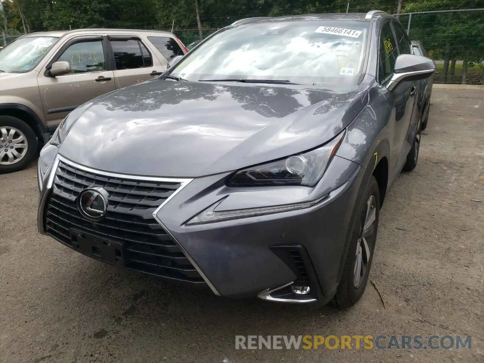 2 Photograph of a damaged car JTJBARBZ6K2209995 LEXUS NX 2019