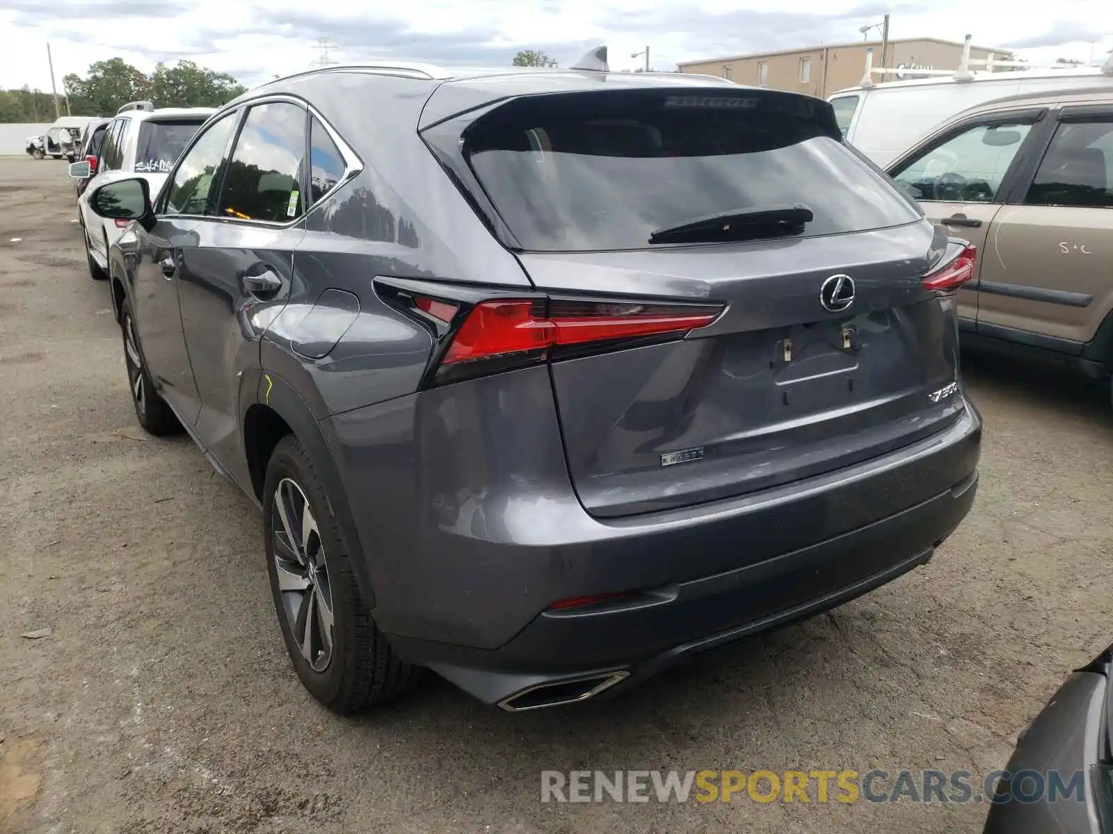 3 Photograph of a damaged car JTJBARBZ6K2209995 LEXUS NX 2019